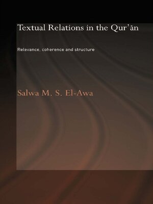 cover image of Textual Relations in the Qur'an